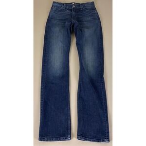 7 For All Mankind‎ Standard Jeans Straight Leg Men's Size 28x34 Blue Dark Wash
